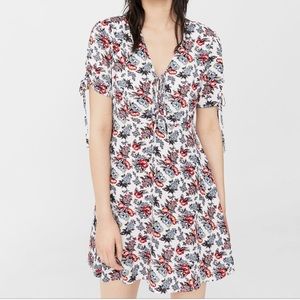 Mango Flower Print Dress